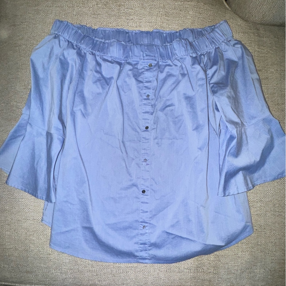 Off the Shoulder peasant shirt with flare sleeves